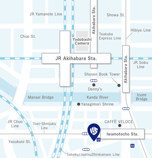 Map of Head Office