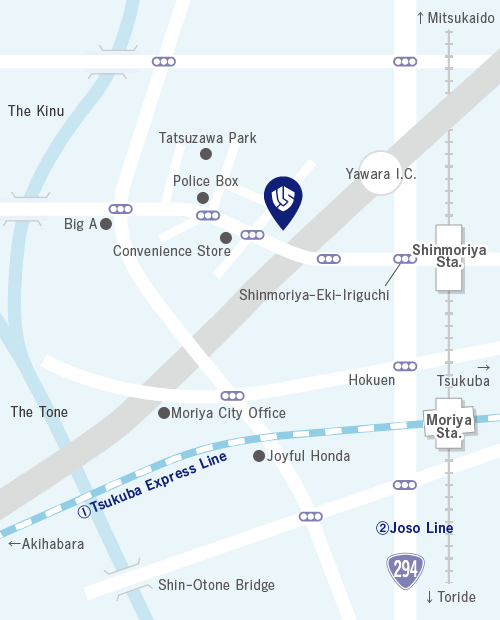 Map of Moriya Operation